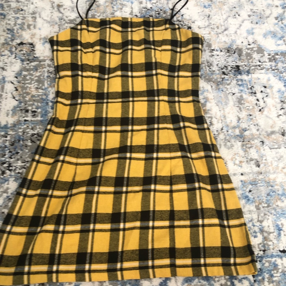 Plaid skater dress